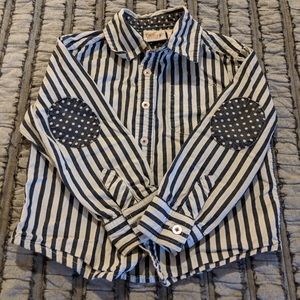 {•truly scrumptious•} stripe boys shirt